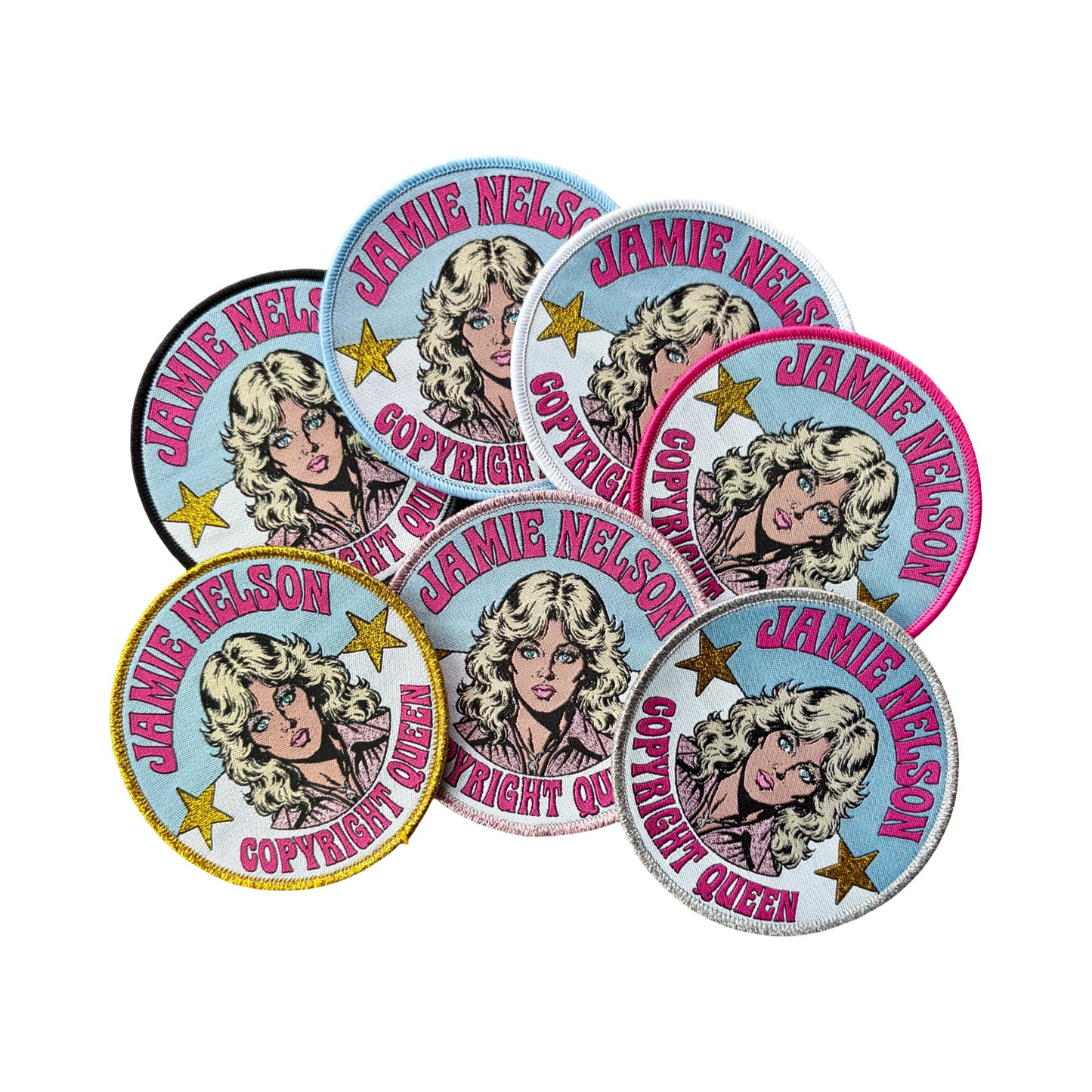 Copyright Queen Portrait: Jamie Nelson x No Class Merchandise Patch