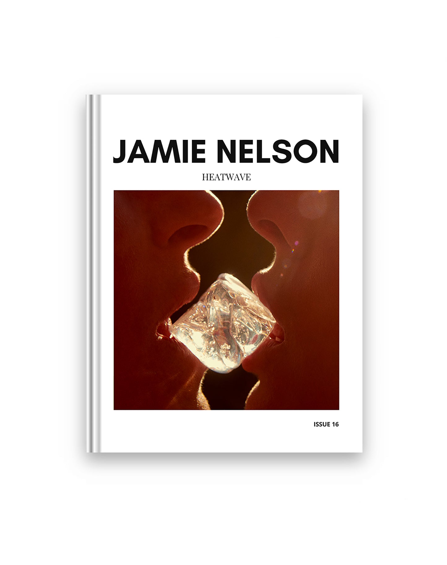 Book cover with 'Jamie Nelson' and 'Heatwave' on a white background