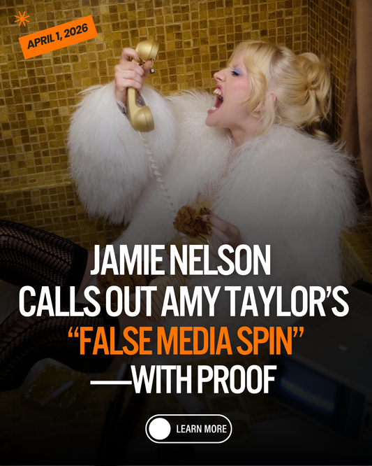 Amy Taylor v. Jamie Nelson; Nelson calls out Amy Taylor's false media spin with proof and court documents