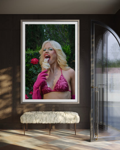 Amy Taylor (Amyl and the Sniffers band) portrait by Jamie Nelson, award-winning Los Angeles female fine art photographer.