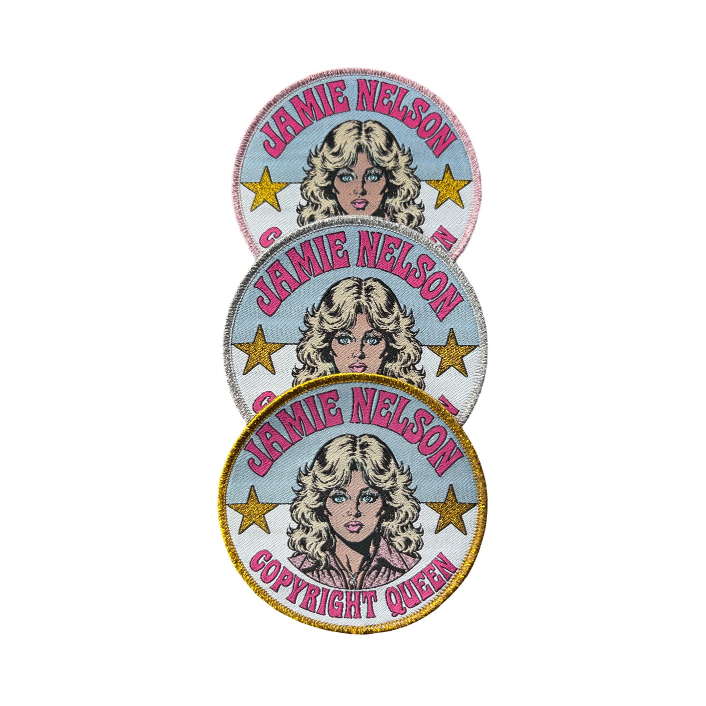 Copyright Queen Portrait: Jamie Nelson x No Class Merchandise Patch