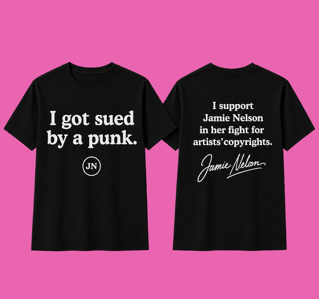 I got sued by a punk tshirt by Jamie Nelson, photographers' copyrights advocate.