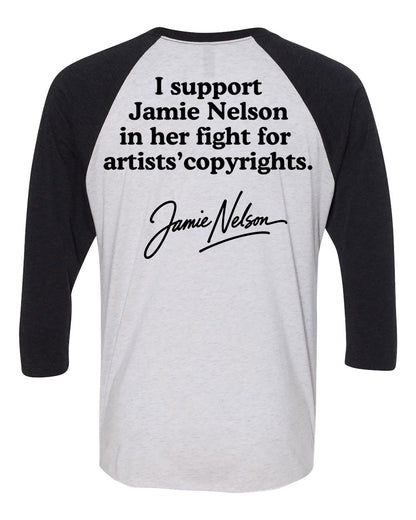 Pre-Order  "Pay Your Photographer" Pink or Black Raglan 3/4 Sleeve T-Shirt